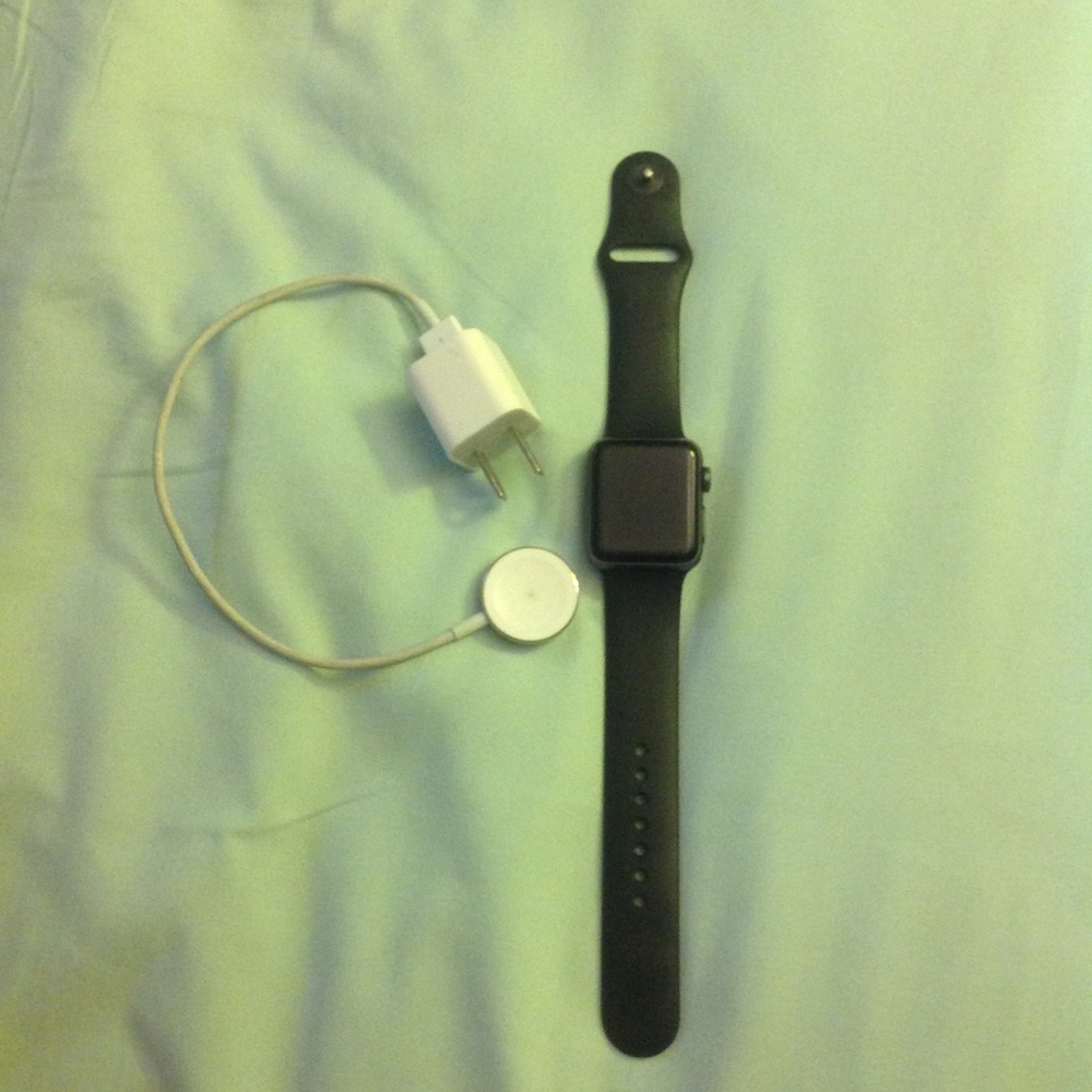 black apple watch series 2 38 mm